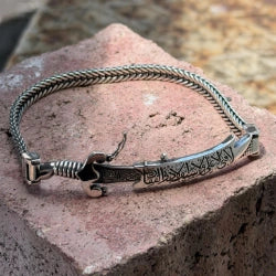 Imam Ali Zulfiqar Sword Bracelet – Premium Islamic Stainless Steel Bracelet for Men | La Fata Illa Ali